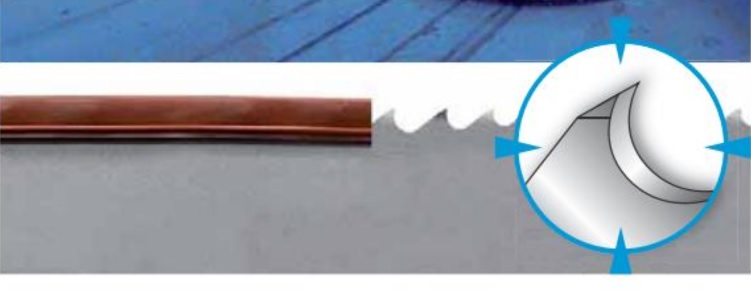 PENETRATOR; za polne materiale, za produkcijsko žaganje