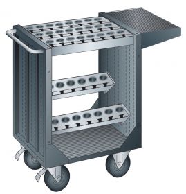 VOZIČEK ZA TRNE ISO-SK 40/40KOS RAL7035 SIVA LISTA