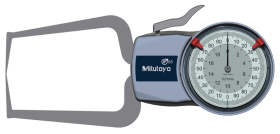 URA MERILNA ZA ZUNANJE UTORE, ANALOGNA, MERILNA TIPALA ROB HM 