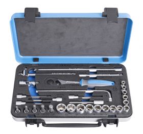 KLJUČI NASADNI 3/8" 6-19 30-DELNA GRT.U239D UNIOR