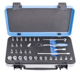 KLJUČI NASADNI 1/4" 4-14 33-DEL.GRT.U188C UNIOR