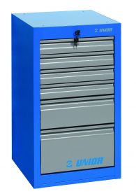 Predalnik, ozki, s 6 predali