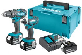 Set LXT-DHP482, DTD152, DC18RC, BL1830Bx3, Makpac3