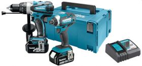 Set LXT-DHP458, DTD152, DC18RC, BL1850Bx2, MAKAPA3