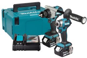 Set LXT-DDF492, DTD173, DC18RC, BL1850Bx2, Makpac