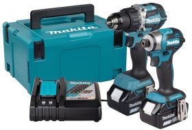 Set LXT-DDF484, DTD173, DC18RC, BL1850Bx2, Makpac