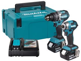 Set LXT-DHP484, DTD173, DC18RC, BL1850Bx2, Makpac