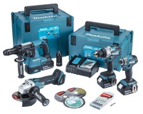 Set LXT DHP489,DGA504,DHR243,DTD173,DC18RC,3X5Ah