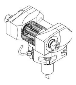 DRŽALO GNANEGA ORODJA KOTALNI REZKAR BMT65 OJAČANO  i=2:1, Mmax=110[Nm], n(max)=3.000[min-1];