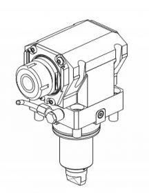 DRŽALO GNANEGA ORODJA AKSIALNO BMT65 ER40 EC i=1:1, n(max)=6.00[min-1], Hc72[mm],M(max)100[Nm]