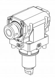 DRŽALO GNANEGA ORODJA AKSIALNO BMT65 ER40 IC i=1:1, n(max)=6.000[min-1], Hc72[mm],M(max)100[Nm]