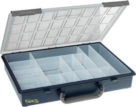 Assortment case Plastic assorter 55-15 blue raaco