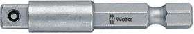 Socket wrench adapter 1/4" for bits 1/4" 50mm Wera
