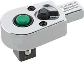 Plug-in/interchangeable reversible ratchet 1/4" 9x12mm STAHLWILLE