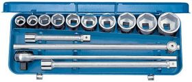 Hexagon socket wrench set 3/4" 32EMU-2 14-pc. GEDORE
