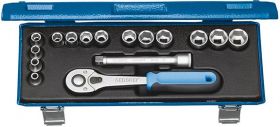 Hexagon socket wrench set 3/8" 30JMU-10 16-pc. GEDORE