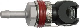Pivoting safety coupling steel nominal width hose inside Ø8mm RIEGLER