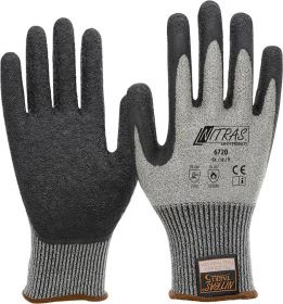 Rokavice za zaščito pred urezninami Taeki5 prevlečene z lateksom Nitras
