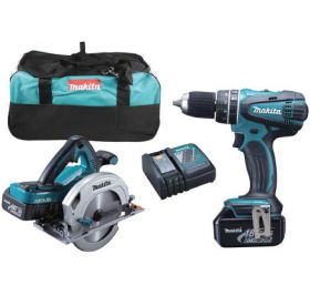 SET LXT 18V ŽAGA KR.DHS710+VIJAČNIK DHP456+3BL1830