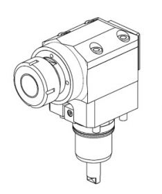 DRŽALO GNANEGA ORODJA AKSIALNO BMT75 DIN6499 ER40 i=1:1, n(max)=6.000min-1, HLAJENJE - ZUNANJE