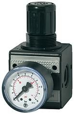 Pressure regulator multifix with Manometer BG1 0.5-10bar G RIEGLER