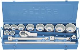 KLJUČI NASADNI 1" GRT.36-80MM/15KOS GEDORE