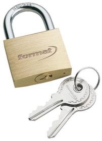 Brass padlock FORMAT