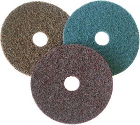 Velcro grinding wheel Fleece with centring SC-DH 125mm coarse 3M
