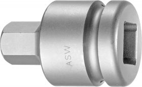 Power Screwdriver bit 3/4" recessed hexagon ASW