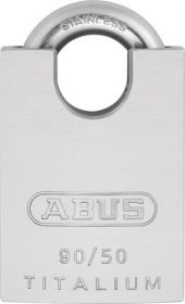 KLJUČAVNICA 50MM OBEŠANKA TITALIUM INOX ABUS