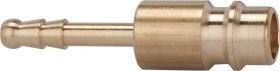 Plug-in nozzle brass for coupling nominal width Hose inside Ø6mm RIEGLER