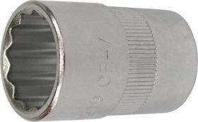 Socket wrench insert bi-hex. 1/2" FORMAT