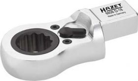 Plug-in/interch. open ended spanner with ring ratchet HAZET