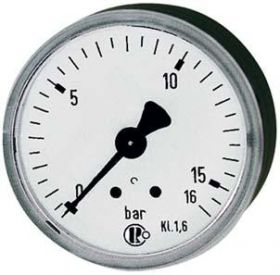 Manometer rear centr. 40mm 0-4bar G RIEGLER