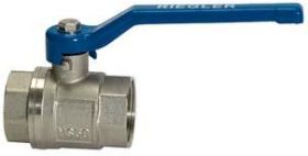 Ball cock valve line Brass G IG/IG RIEGLER