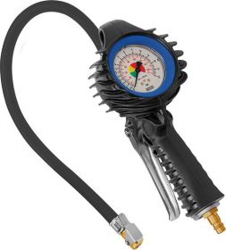 PIŠTOLA ZA ZRAK Z MANOMETROM 0-12BAR S KALIBRACIJO