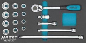 VLOŽEK 163-181/17 ZA NASADNE KLJUČE 3/8" HAZET