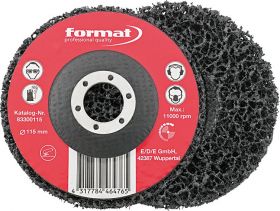 Coarse cleaning disc with underlay 115mm FORMAT