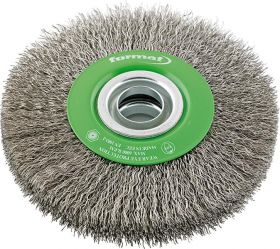 Wheel brush stainless FORMAT