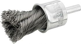 End brush steel knotted 6mm 29x0.35mm FORMAT