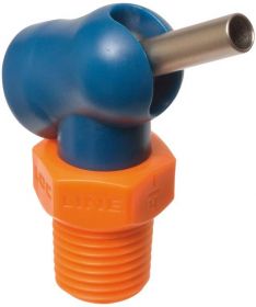 High pressure nozzle XW for coolant hose 1/8" 70bar blue-orange LOC-LINE