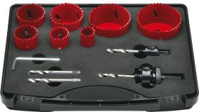 Keyhole saw set HSSBi M42 Electrician 22-68mm FORMAT