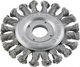 Wheel brush steel right/left knotted FORMAT