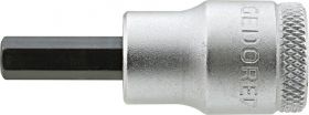 Screwdriver bit 3/8" recessed hexagon GEDORE