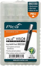 Lead set for Permanent marker VISOR Industrial white Pica