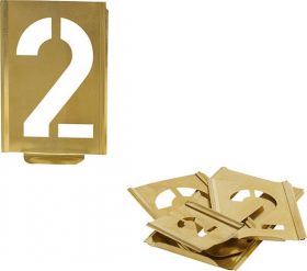 Sign template 0-9 Font size TURNUS