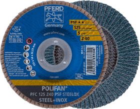 Flap grinding wheel Z 40PSF straight K40 Pferd