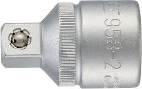 Reducer 1/2"-recessed square to 3/8" protruding square HAZET