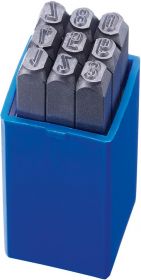 Numbers punch set Font size FORMAT