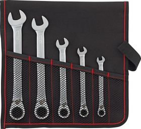 KLJUČI VILIČASTO OBROČNI GRT  8-19MM/5KOS Z RAGLJO FORMAT